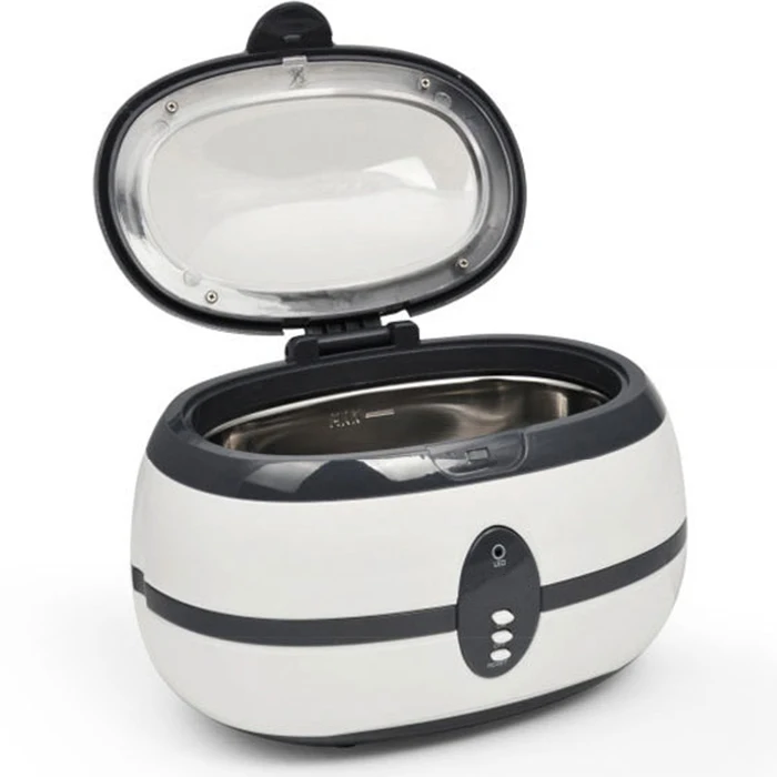 

Ultrasonic Cleaner Wash Bath Tank Baskets Jewelry Watches Dental 0.6L Ultrasound Mini Ultrasonic Cleaner Bath