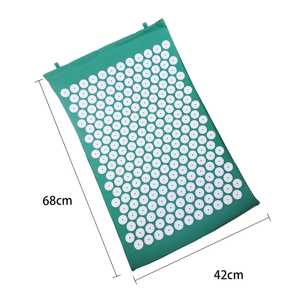 Массажер для акупрессуры коврик релаксации снятия стресса тела йоги с шипами из