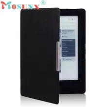 Caso de la Cubierta de Cuero magnética de Reposo Automático Para NUEVO KOBO eReader AURA H2O + HD Película Protectora de la Pantalla + TOUCH PEN Envío de la gota NOV23 20