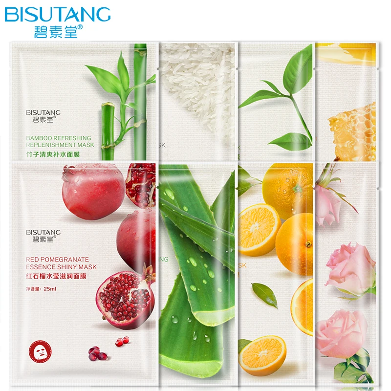 New Fresh Fruit Plant Essence Masks Lasting Moisturizing Oil Control Blackhead Remover Wrapped Mask Face Facial Care | Красота и