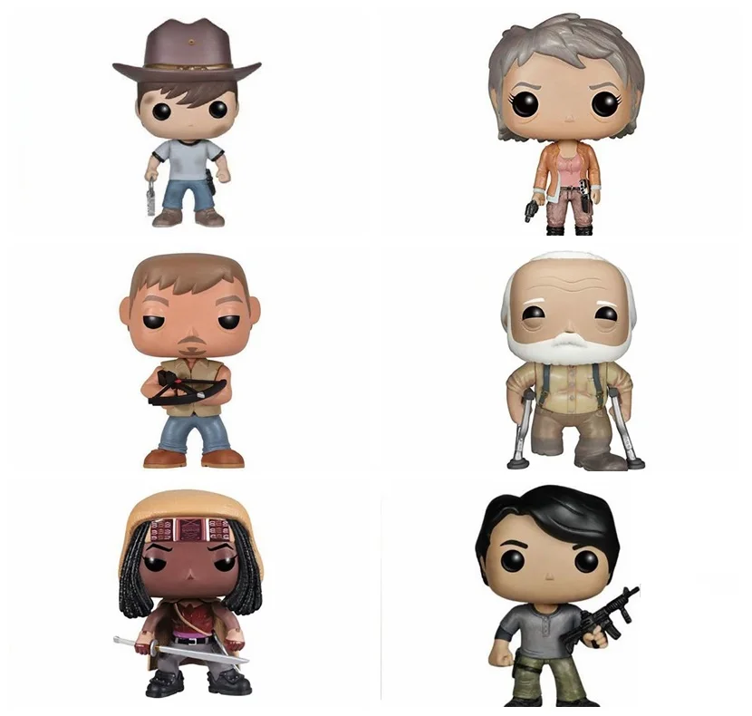 The Walking Dead Movie экшн игрушки Фигурки Гершель Грин дерил Диксон Неган Карл Гленн