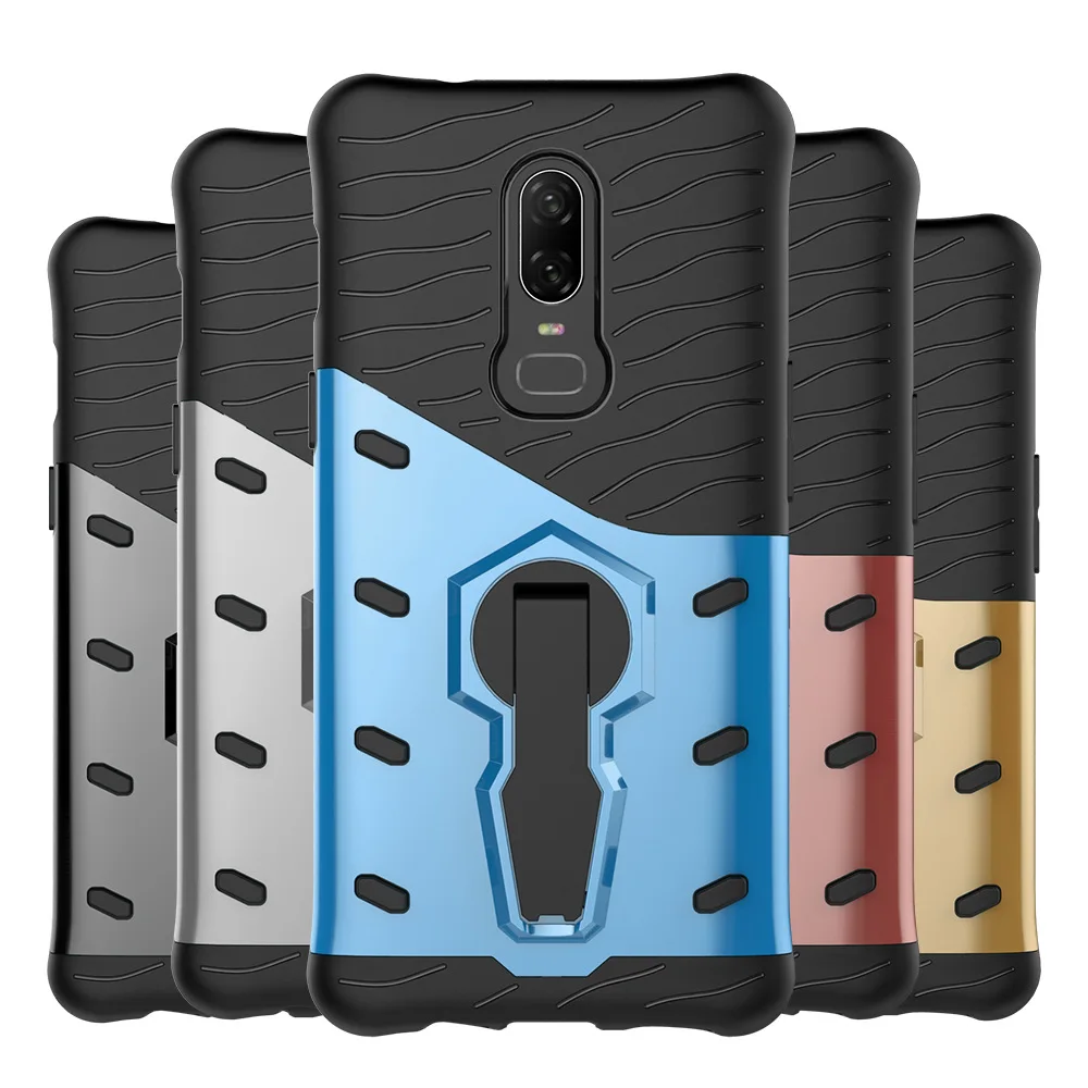 

The OnePlus 6 cell phone case is suitable for the OnePlus 6 protective shell new rotary stand.