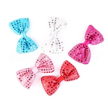 Светодиодный светящийся галстук для шеи смешанный цвет мигающий мужской/женский модный галстук-бабочка, вечерние свадебные танцевальные сценические светящийся галстук