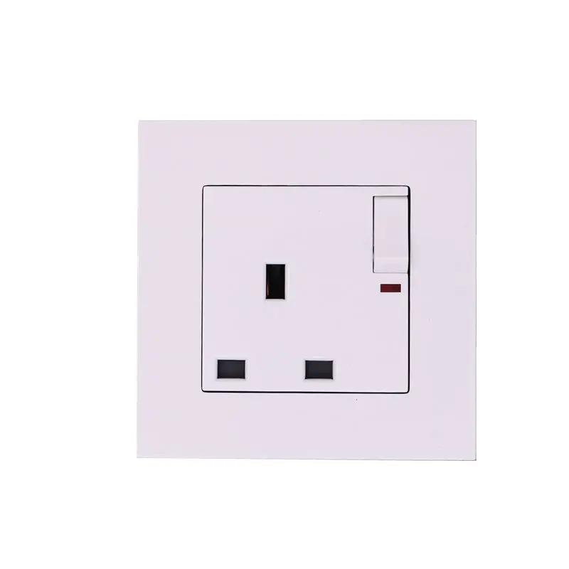 uk standard socket 86 type white pc panel wall power uk standard socket 86 type white pc panel wall power