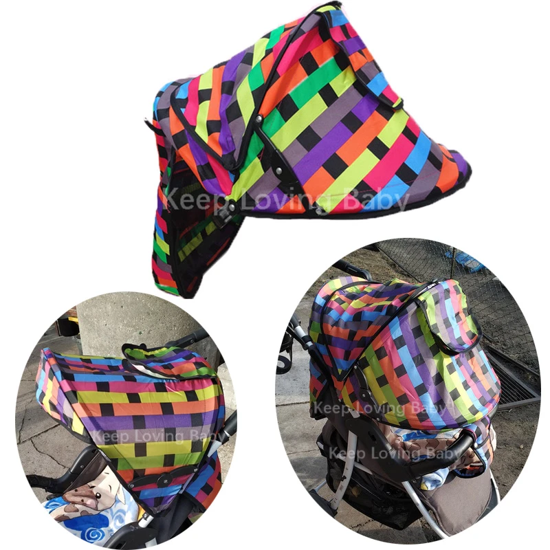 Baby Strollers Summer Baby Stroller Sunshield Shade Protection Hoods Canopy Stroller Accessories Baby Stroller Sun Visor Carriage baby stroller handle cover