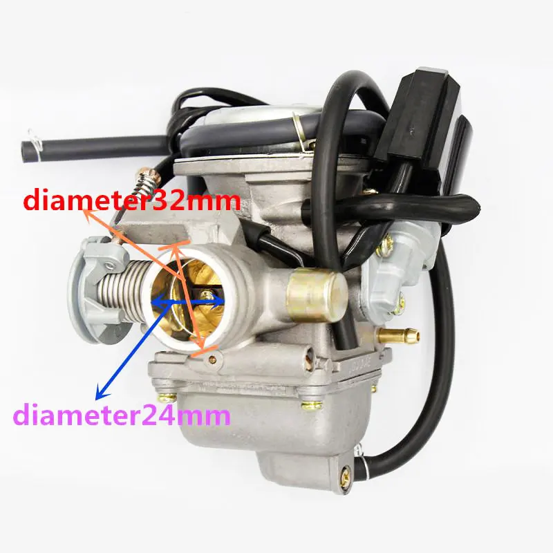 GY6 125cc 150cc 152QMJ 157QMJ карбюратор мотоцикла Carb для BAJA скутера ATV Картинг скутер мопед 125cc PD24J мотоциклетные запчасти