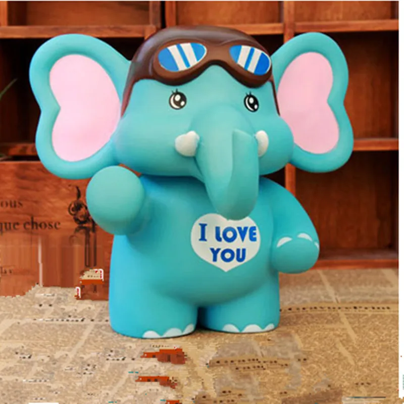 free sipping Elephant piggy Banks in South Korea creative