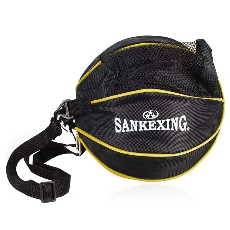 SANKEXING Dropshipping 1*Standard Soccer Ball Bag PU Training Balls Bag