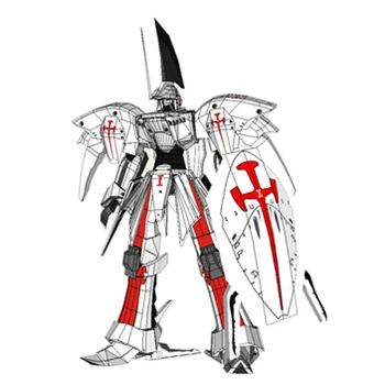 

Positive Proportion Gundam Five Star Story LED MIRAGE Reed 3D Paper Model DIY