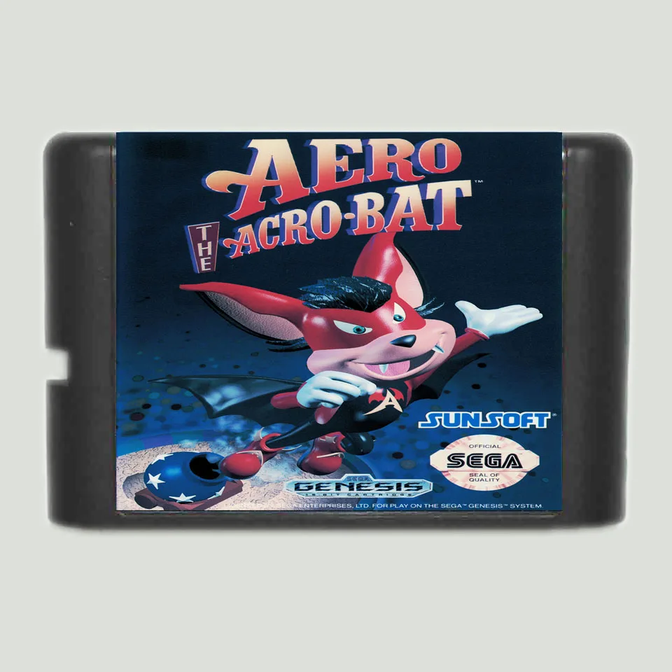 

Aero The Acro-Bat 16 bit MD Game Card For Sega Mega Drive For Genesis