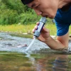 Наружный фильтр для воды соломинка очиститель воды система с 5000 литров фильтрации емкости для кемпинга аварийный инструмент выживания ► Фото 3/6