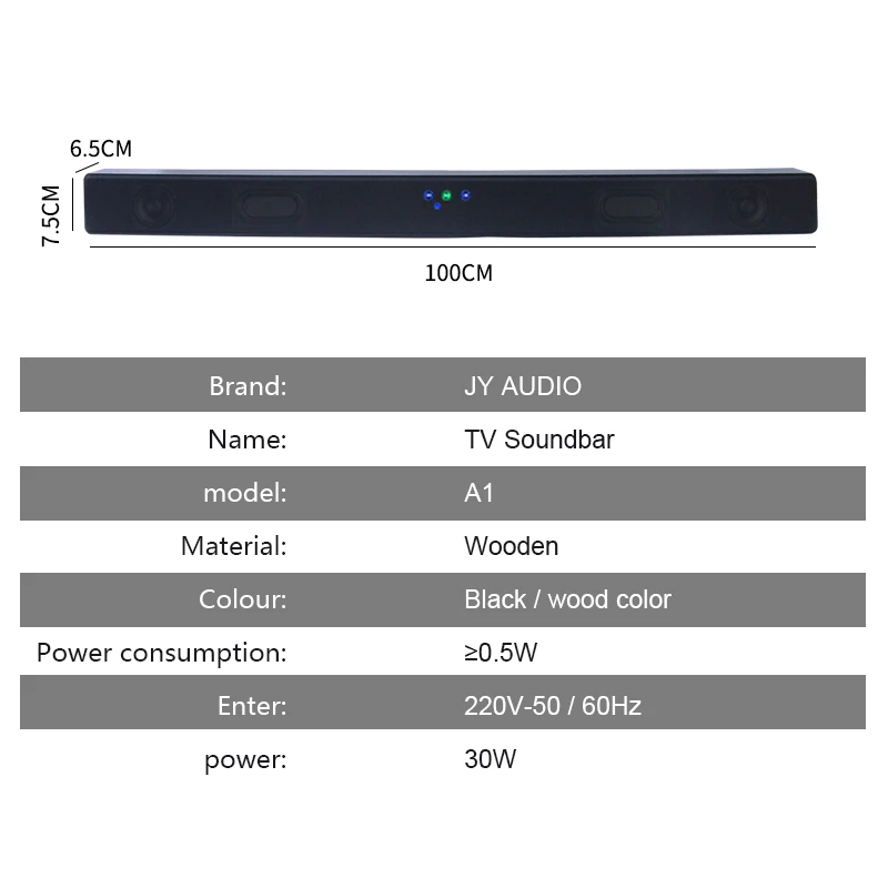 JY Audio A1 Bluetooth ТВ Саундбар беспроводной динамик 2 0 домашний кинотеатр объемный