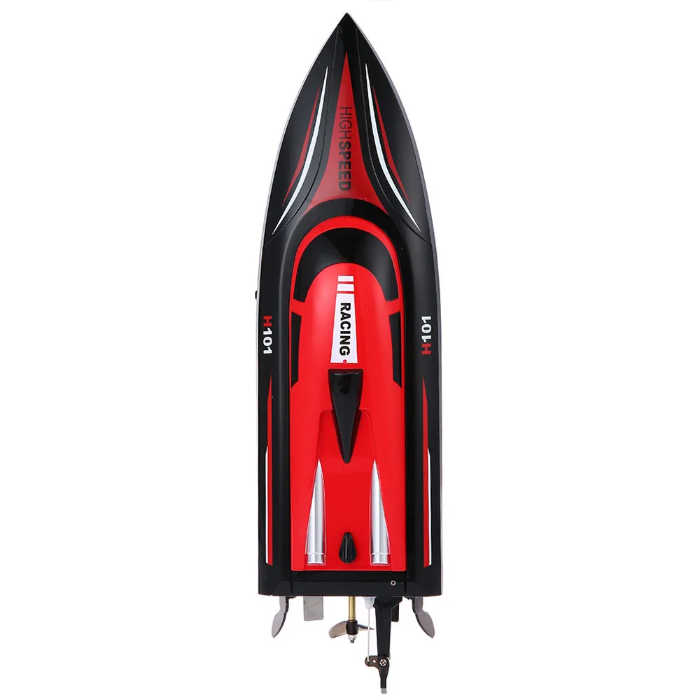 Jual Elektronik RC Boat Kecepatan 35Km Jam Empat Saluran dengan Sistem Pendingin 2.4G Remote Control Dua Gaya Controller dengan LED