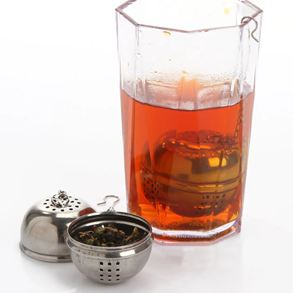 

New Tea Infuser Essential Stainless Steel Ball Mesh Filter Strainer whook Loose Leaf Hook Spice Home Hot dolce gusto
