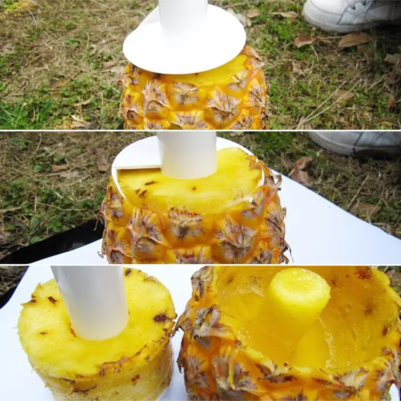 Кухня пластиковый инструмент Фруктовый нож для чистки ананаса Бур резчик измельчитель Кухня легко ломтерезка для ананаса HA10484