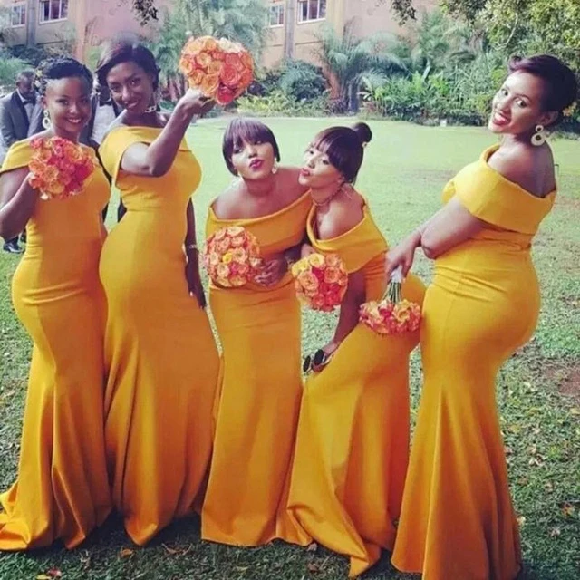 Simple-Off-Shoulder-Mermaid-Dress-for-Wedding-Party-vestido-de-festa-longo-Satin-Yellow-Bridesmaid-Dress.jpg_640x640