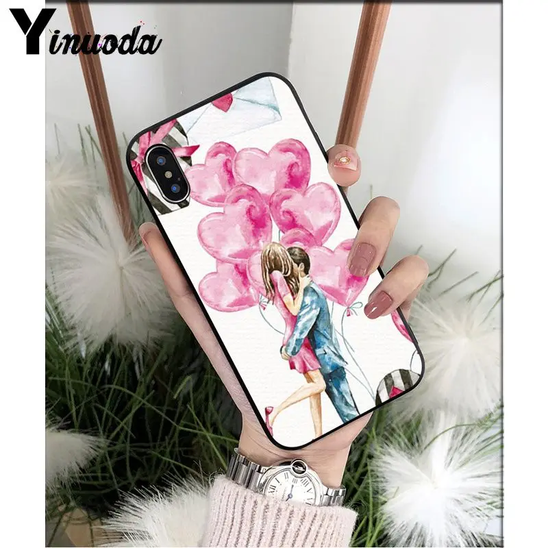 Yinuoda VOGUE, Рождественская Принцесса, девочка, босс, кофе, чехол для телефона Apple iPhone 8, 7, 6, 6S Plus, X, XS, MAX, 5, 5S, SE, XR, чехол