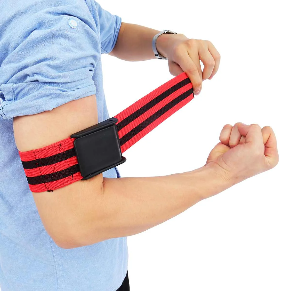 Фитнес-окклюзионные повязки для тренировки кровотока Блокировка тренировочное оборудование для тренажерного зала с рук или ног ловушки Тяжелая атлетика упражнения