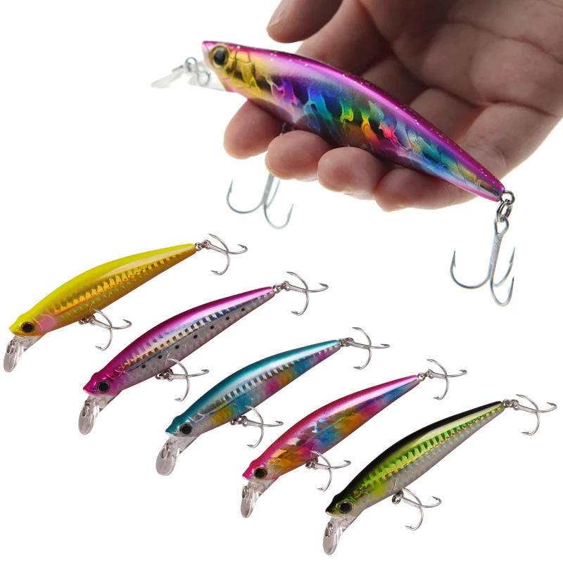 

Runature Sinking Minnow Lure Fishing Tackle Wobbler Fishing Lures 92mm/31g 110mm/37g Fishing Minnow Bait Artificail Hard Lure