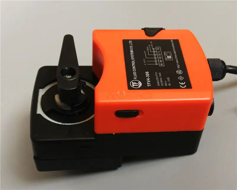 10нм, ac220в привод для электрического регулирующего клапана, вкл/выкл типа с ручным управлением потока воды
