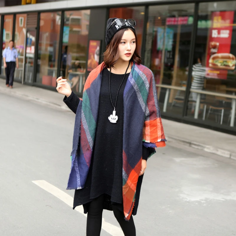 

2015 new arrival scarves china women luxury winter ropa mujer acrylic scarf brand shawls feminino roupas feminina