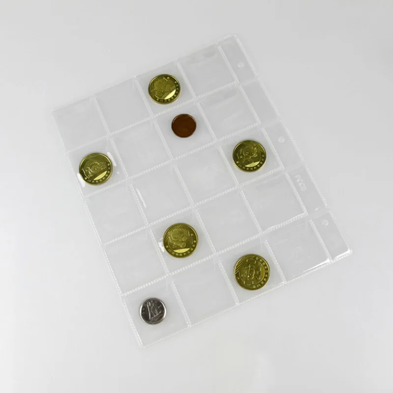 3 Hole PCCB-MINGT MICRO.V0.5 leather empty coin album Commemorative Coin Collection