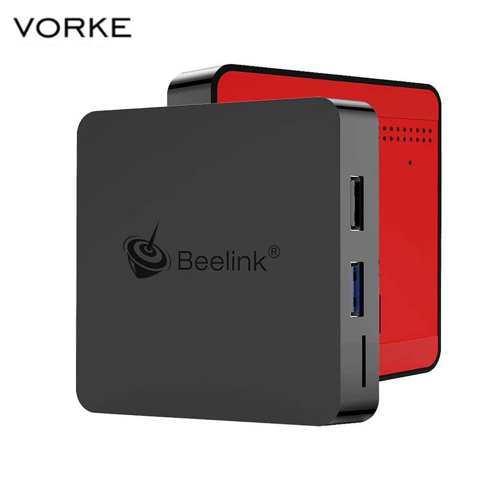 

Vorke GT1 MINI TV Box with Voice Remote Amlogic S905x2 4G/64G 2.4G+5.8G WiFi 1000Mbps LAN USB3.0