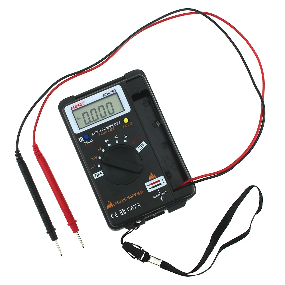 ANENG AN8203 Mini Digital Multimeter 4000counts true rms digital multimeter tester voltmeter battery tester multimetro tester