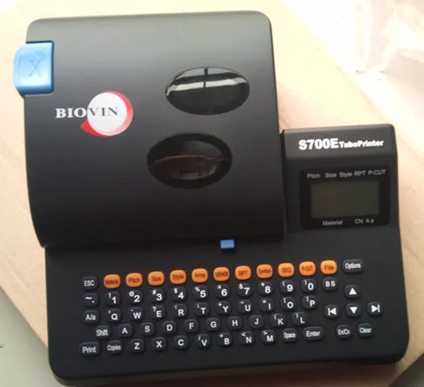  S700E line number machine can be connected to a computer Casing marking machine Heat shrinkable tub