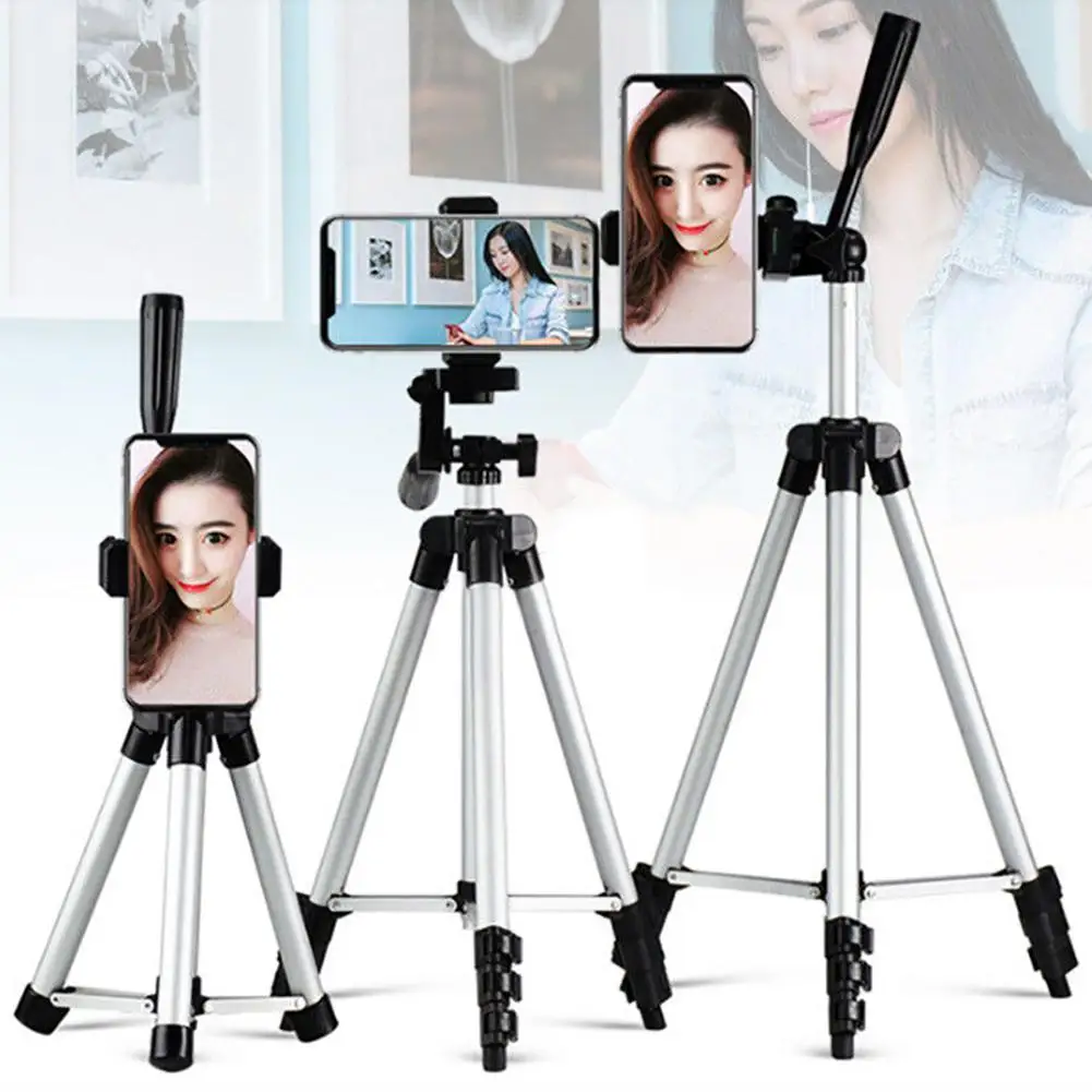 

Foldable Alloy Camera Tripod Stand Mount Phone Holder for Android iPhone Samsung Wholesale