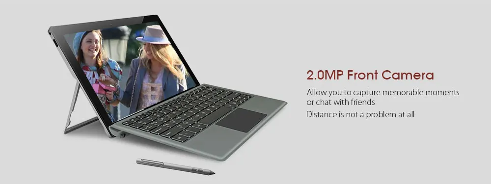 Top Jumper EZpad Go 2 In 1 Tablet PC 11.6" IPS Display Windows Tablet with Keypad and Pen Intel Apollo Lake N3450 4GB 128GB Tablet 3