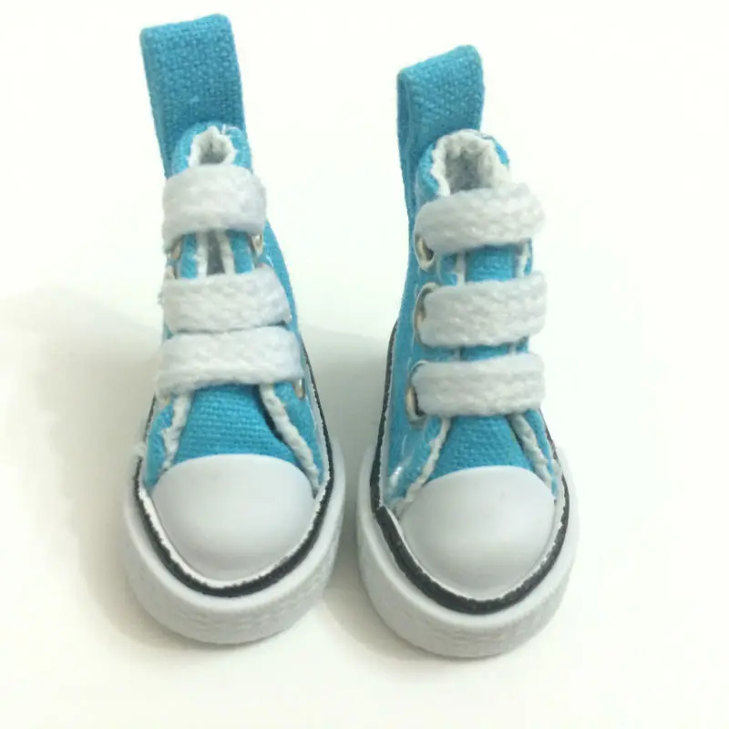Парусиновая обувь разных цветов для куклы 1/6 BJD, 3,5 см мини-игрушка обувь 1/6 Bjd обувь для кукол аксессуары 12 пара/лот