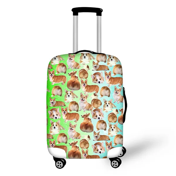FORUDESIGNS Cute Мопс против царапин багажный чехол для 18 "-28" тележка чемодан животные эластичные дорожные аксессуары Подарки оптовая продажа