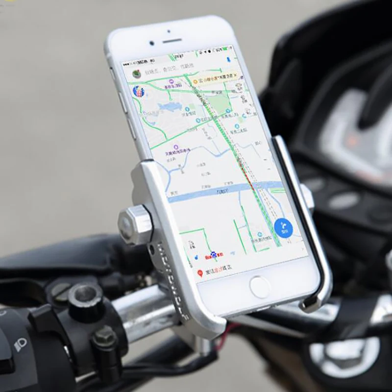MOTOWOLF Универсальный держатель для телефона для мотоцикла, для Iphone, samsung, XIAOMI, вращение на 360 градусов