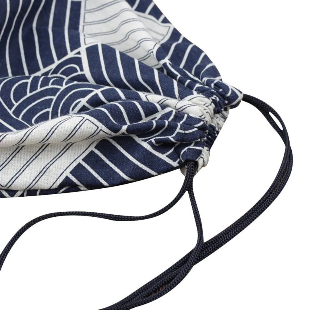 JX-LCLYL Portable Lunch Box Bento Carry Tote Picnic Case Pouch Drawstring Storage Bag