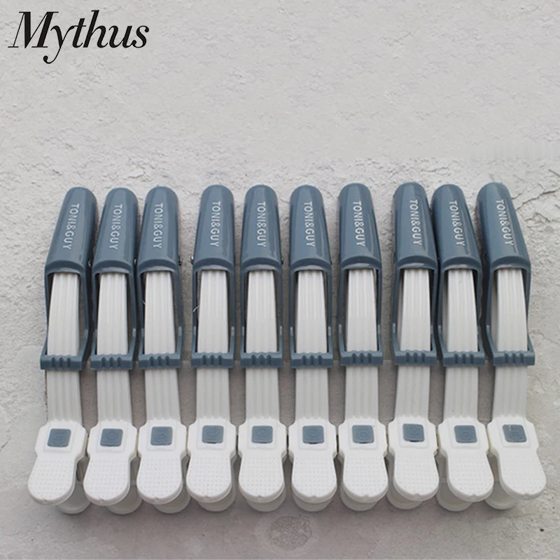 Mythus Professional Salon Section Hair Clips 10PCS/Set High Quality Waterproof Heat Resistant Barber Sectioning Hair Salon Clips