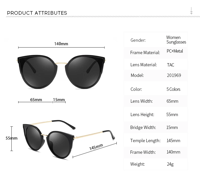 Женские поляризованные солнцезащитные очки Pilot UV400 RF201969N