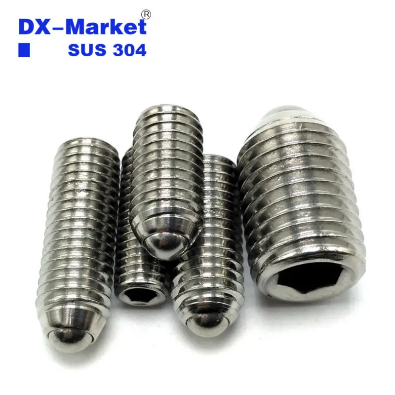 m6*8 25mm , sus 304 Stainless Steel Ball Point Set Screws , m6 Ball