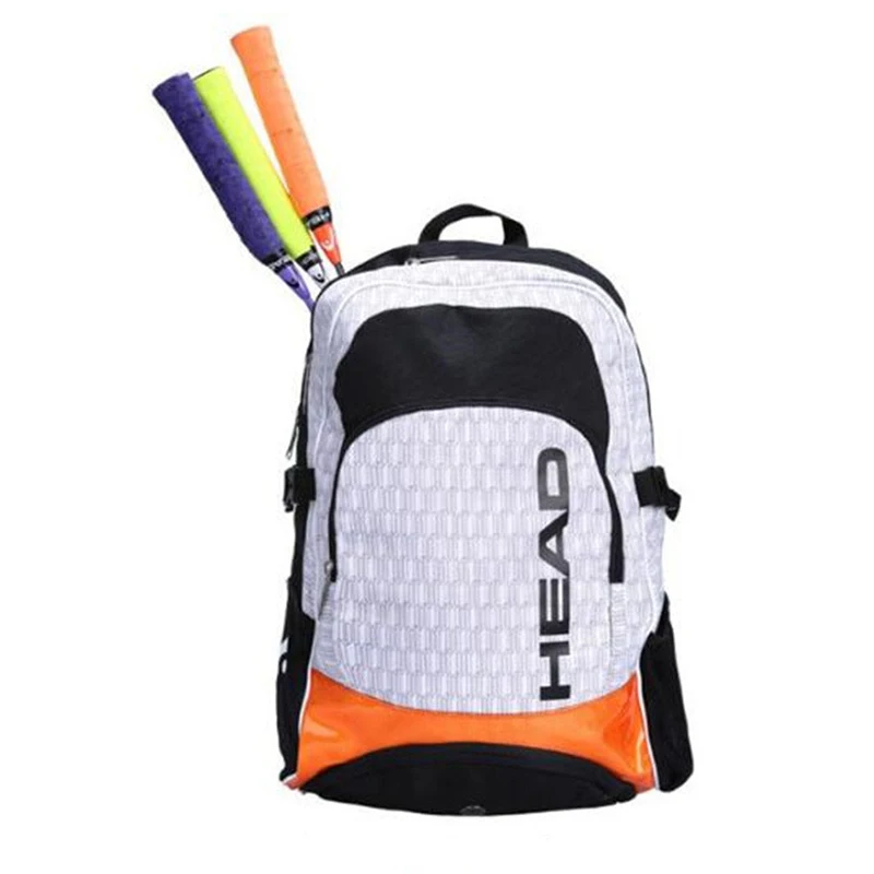 Натуральная голова сумка для теннисных ракеток Теннисная ракетка Чехол для бадминтона Мужской теннисный рюкзак Теннисная ракетка сумка Открытый спортивный рюкзак Tenis