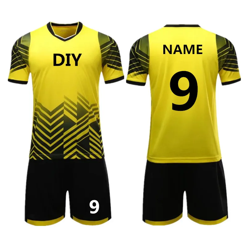 NEW Kids Child Soccer Jersey Sets Adult Futbol Training Uniforms set ...