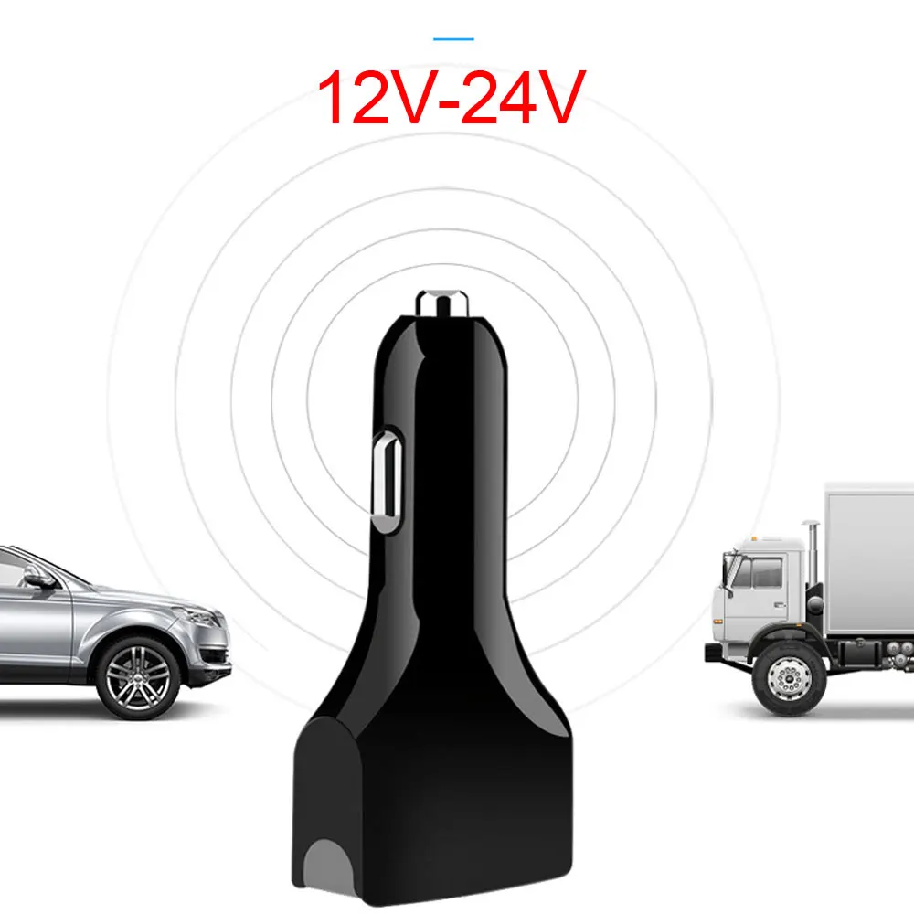 1 шт., универсальное автомобильное зарядное устройство с 4 портами USB, быстрая зарядка 3,0, привод питания 4 для всех устройств, IOS, Android, смартфонов, планшетов