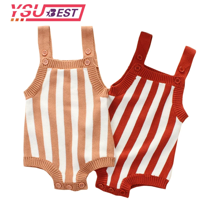 0-3yrs الطفل السروال القصير لطيف وزرة الوليد الطفل الأولاد ملابس الطفل فتاة بوي أكمام رومبير بذلة فتاة صبي وزرة