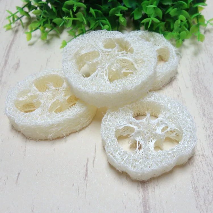 Buy 20pcs/lotNatural Loofah Luffa Loofa Slices