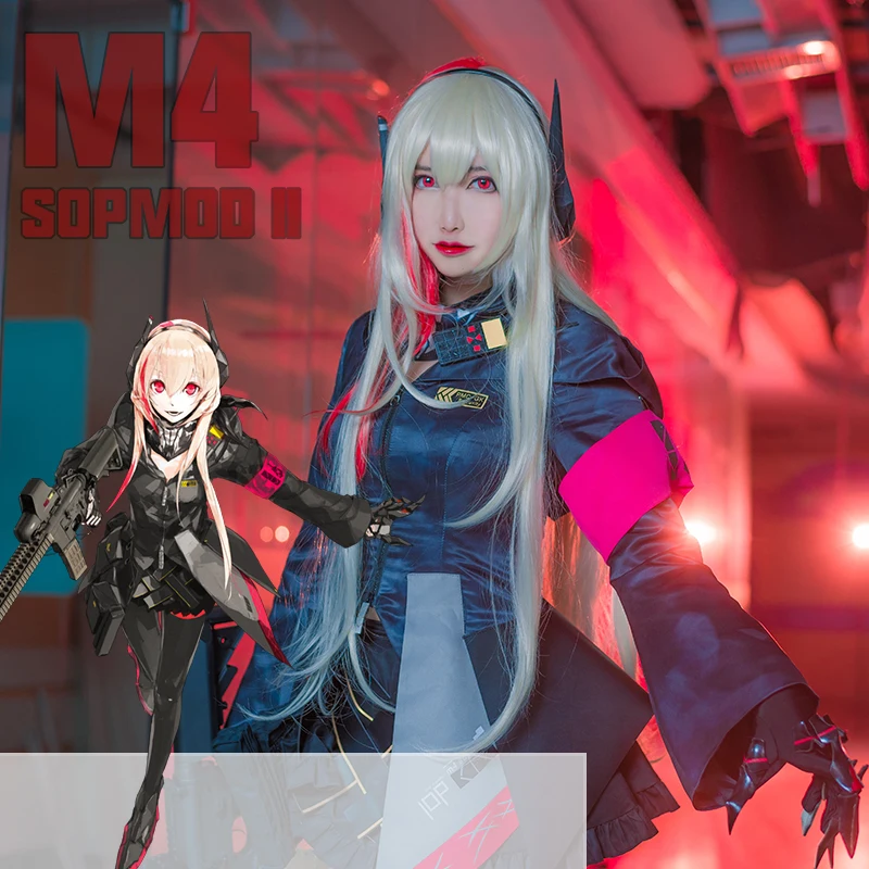 Костюм для косплея девушки Frontline M4 SOPMOD 2 Полный комплект|Игровые костюмы| |