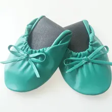 Большая скидка! Доступные яркие гнущиеся балетки с сумкой для путешествий