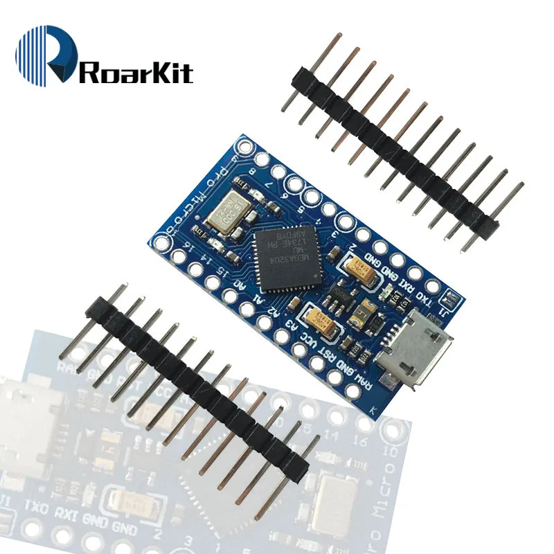 Плата ATmega32U4 3 В 8 МГц Pro Micro 5 в 16 модуль мин. I/ MICRO USB для контроллера Arduino/Leonardo замена