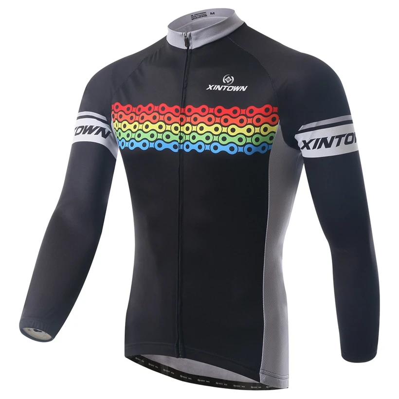 Outdoor Cycling bike jersey chain Sportswear Top Bicycle long sleeve