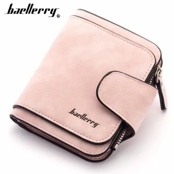 

2018 Baellerry PU Leather Women Wallets Short Zipper Coin Pocket Women Purse Card Holder High Quality Female Purse cartera