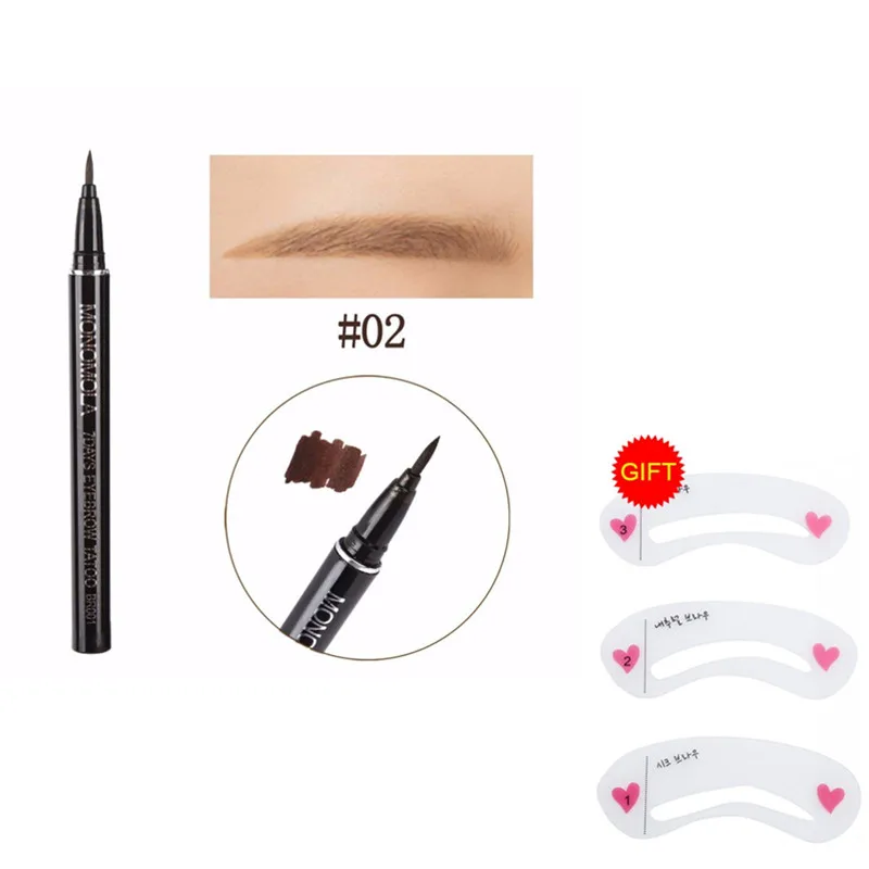 1 шт. Eye Brow Pencil татуировки Pen Eye Liner длительный водонепроницаемый карандаш для бровей Природный легко носить макияж инструмент TSLM2