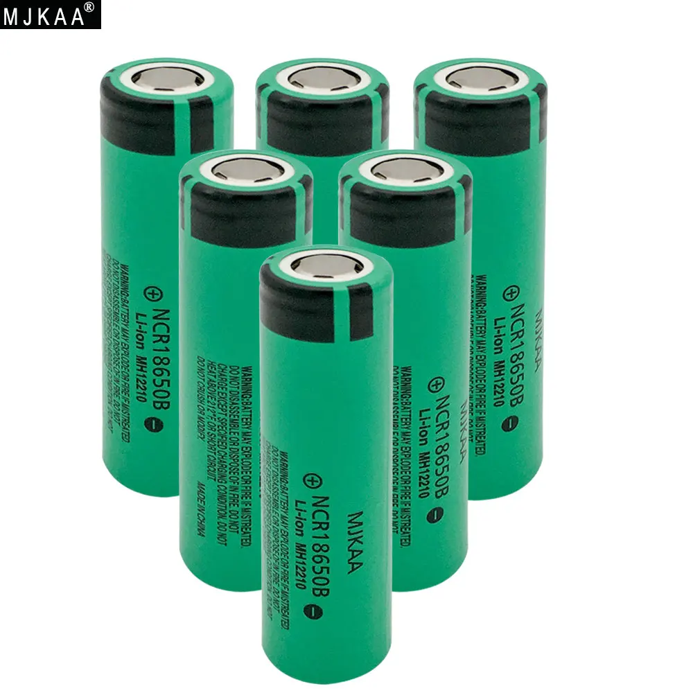 

Cncool 6pcs/lot Original NCR 18650 B Rechargeable Battery 3.7V 3400mAh NCR18650B li-ion Rechargeable Batteries battery